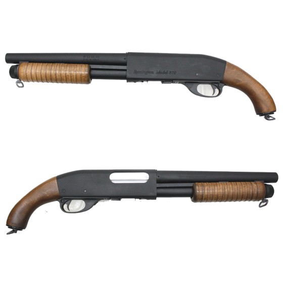 S&T M870 Short Model Real Wood