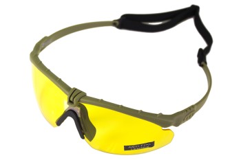 NP Battle Pro's - Green Frame / Yellow Lense w/Insert