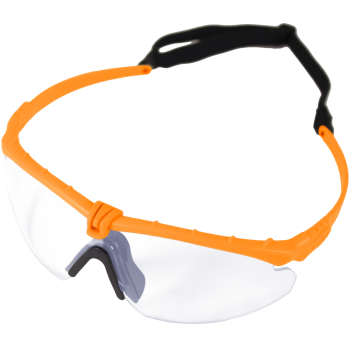 Battle Pro's Orange-Clear - No Insert Protective Eyewear