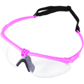 Battle Pro's Pink-Clear - No Insert Protective Eyewear
