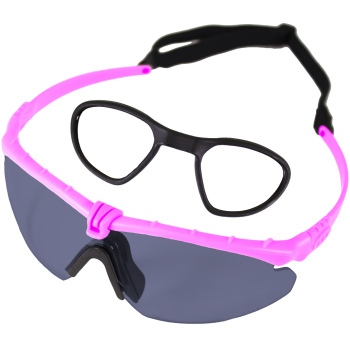 Battle Pro's Pink-Smoked - w/Insert Protective Eyewear