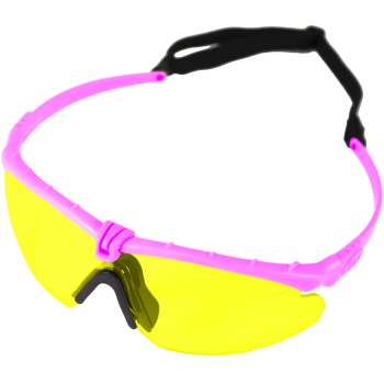 Battle Pro's Pink-Yellow - No Insert Protective Eyewear