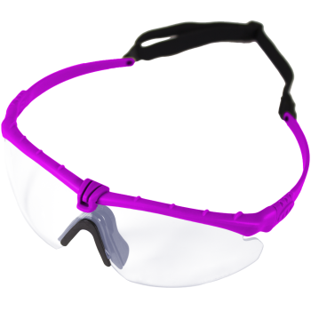 Battle Pro's Purple-Clear - No Insert Protective Eyewear