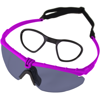 Battle Pro's Purple-Smoked - w/Insert Protective Eyewear