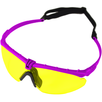 Battle Pro's Purple-Yellow - No Insert Protective Eyewear