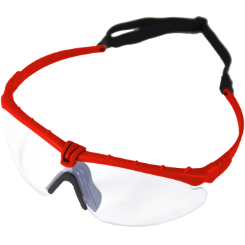 Battle Pro's Red-Clear - No Insert Protective Eyewear