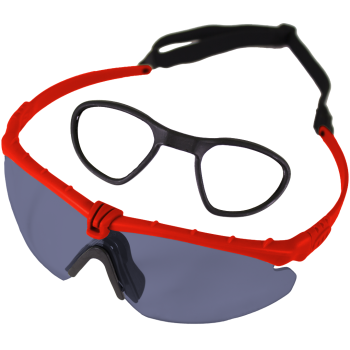 Battle Pro's Red-Smoked - w/Insert Protective Eyewear