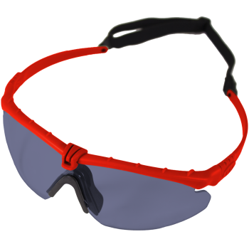 Battle Pro's Red-Smoked - No Insert Protective Eyewear