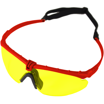 Battle Pro's Red-Yellow - No Insert Protective Eyewear