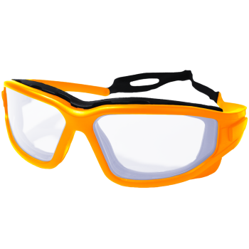 Defence Pro's Orange - Clear Protective Eyewear