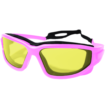 Defence Pro's Pink - Yellow Protective Eyewear