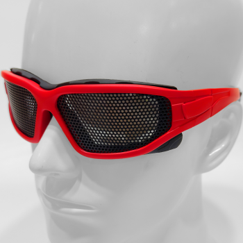 Defence Pro's Mesh Eye Protection Red