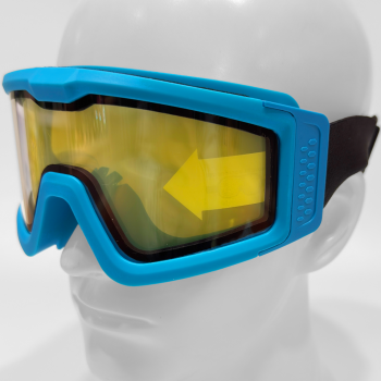Battle Visor THERMAL Dual Lens Blue Protective Eyewear