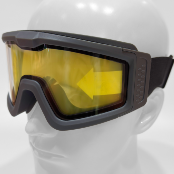 Battle Visor THERMAL Dual Lens Grey Protective Eyewear