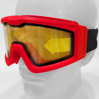 Battle Visor THERMAL Dual Lens Red Protective Eyewear