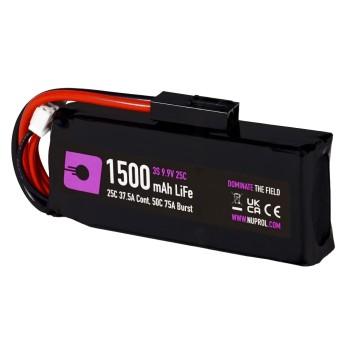 LiFe Battery 1500mAh 9.9v 25c (STK|Small Tamiya) 