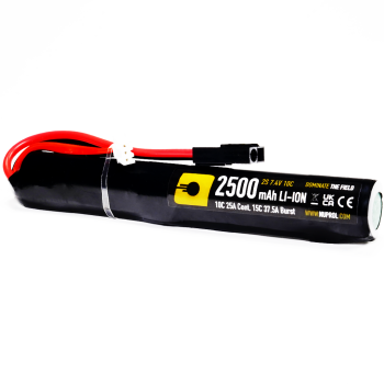 Li-Ion Battery 2500mAh 7.4v 10c (STK|Small Tamiya) 