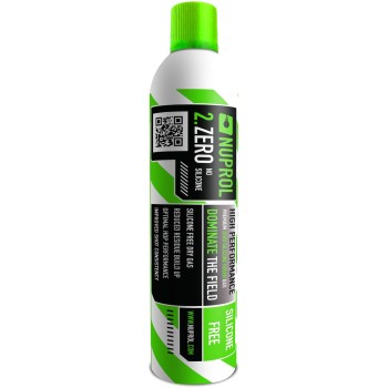 NUPROL-ZERO Silicone Free Airsoft Gas 300g (2.0 (Standard)) Silicone Free Green Gas