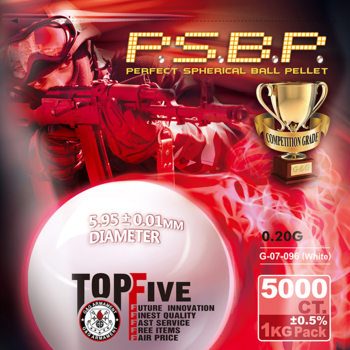 Airsoft BBs PSBP 1kg Pouch 0.20g