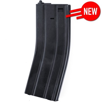 M4 Magazine Folded Metal v2 AEG (Mid-Cap (140R) - Black)