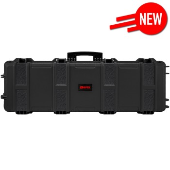 Premium Rifle Case Velcro Patch (Large) Wave Foam - Black