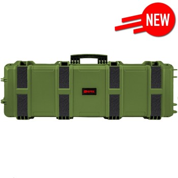 Premium Rifle Case Velcro Patch (Large) Wave Foam - Green