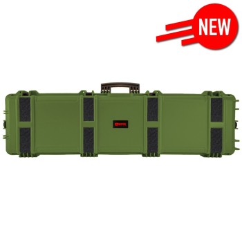Premium Rifle Case Velcro Patch (X-Large) Wave Foam - Green