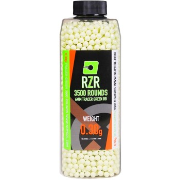RZR Airsoft BBs Tracer (3500R Bottle) (0.30g) (Green)