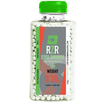 RZR Airsoft BBs 2250R (BIO-TCR - 0.28g)