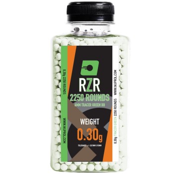 RZR Airsoft BBs 2250R (TCR-GRN - 0.30g)
