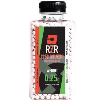 RZR Airsoft BBs 2250R (TCR-RED - 0.25g)