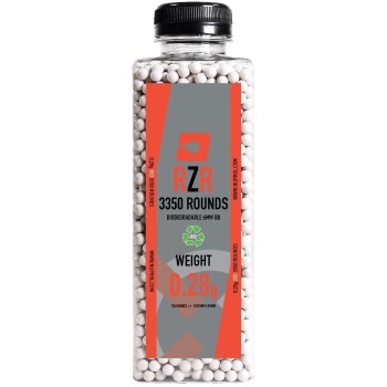 RZR Airsoft BBs 3350R (BIO - 0.28g)