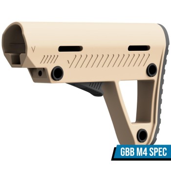 Retractable Stock Assembly for M4 Stock Tube (Tan)