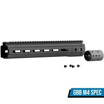 13" Handguard & Barrel Nut (VMP-2D) (Black)