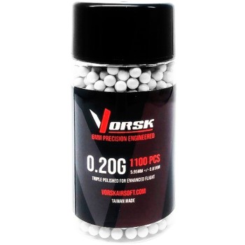 Airsoft BBs (1100R Bottle) (0.20g) (White)