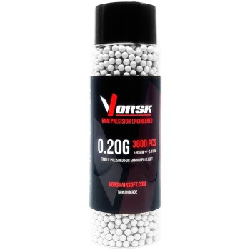Airsoft BBs (3600R Bottle) (0.20g) (White)
