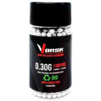 Airsoft BBs Biodegradable (1100R Bottle) (0.30g) (White)