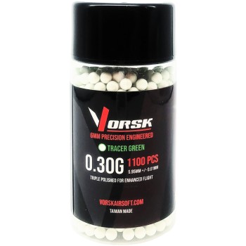 Airsoft BBs Tracer (1100R Bottle) (0.30g) (Green)