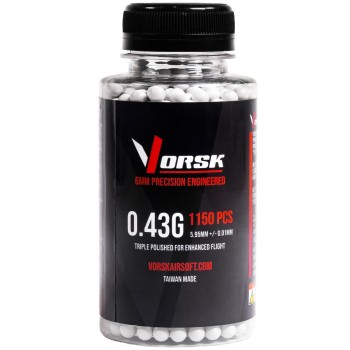 6mm Precision Airsoft BBs 1150R (STD - 0.43g)