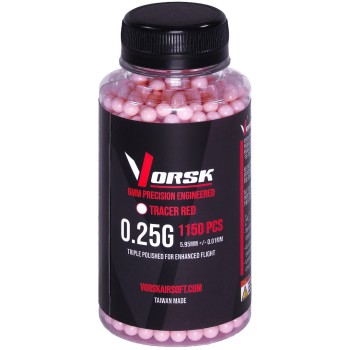 6mm Precision Airsoft BBs 1150R (TCR-RED - 0.25g)