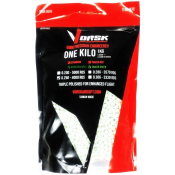 6mm Precision Airsoft BBs 1KG (BIO-TCR - 0.25g)