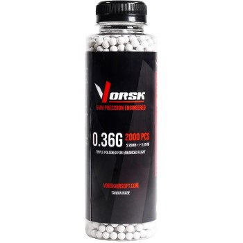 6mm Precision Airsoft BBs 2000R (STD - 0.36g)