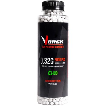6mm Precision Airsoft BBs 2000R (BIO - 0.32g)