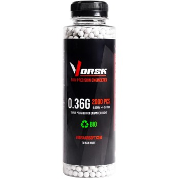 6mm Precision Airsoft BBs 2000R (BIO - 0.36g)