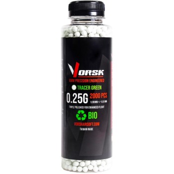 6mm Precision Airsoft BBs 2000R (BIO-TCR - 0.25g)