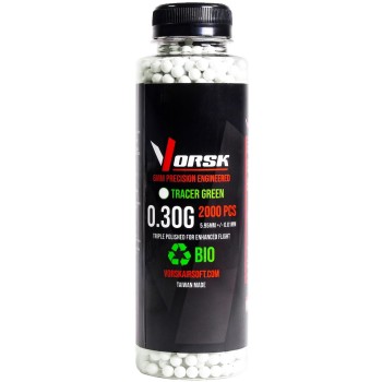 6mm Precision Airsoft BBs 2000R (BIO-TCR - 0.30g)