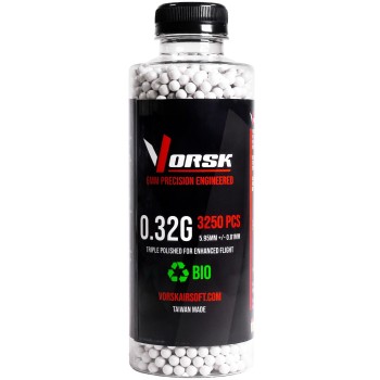 6mm Precision Airsoft BBs 3250R (BIO - 0.32g)