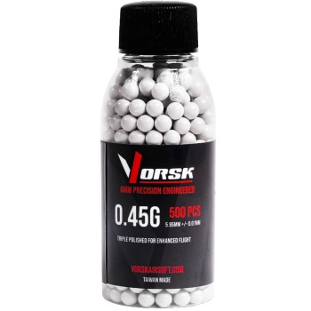 6mm Precision Airsoft BBs 500R (STD - 0.45g)
