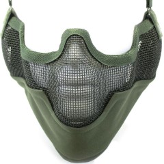 Mesh Lower Face Shield V2 Neck Protection (Green)