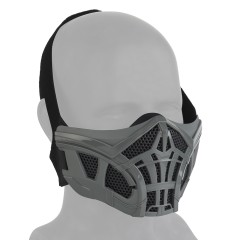 Mesh Lower Face Shield V7 (Grey)